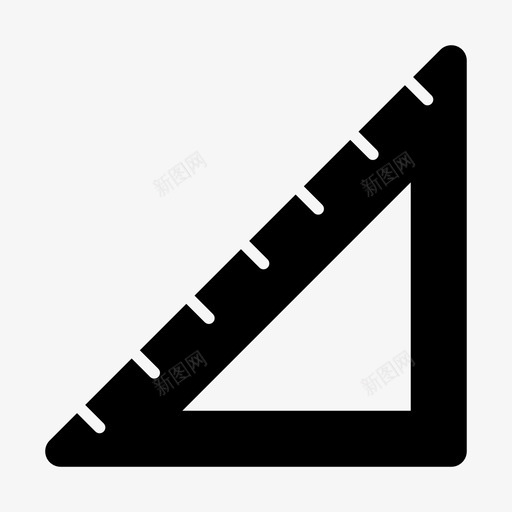 三角建筑工程师图标svg_新图网 https://ixintu.com 三角 尺子 工业 工程师 建筑
