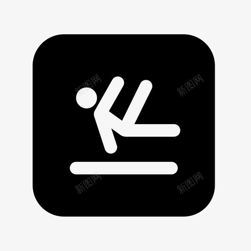 跳高各种运动奥运会图标svg_新图网 https://ixintu.com 各种运动 奥运会 跳高