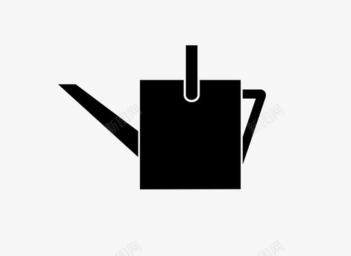 浇水园艺图标svg_新图网 https://ixintu.com 园艺 浇水