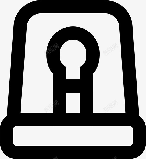 警报器灯保护图标svg_新图网 https://ixintu.com smashicons安全2md大纲 保护 安全 灯 警报器