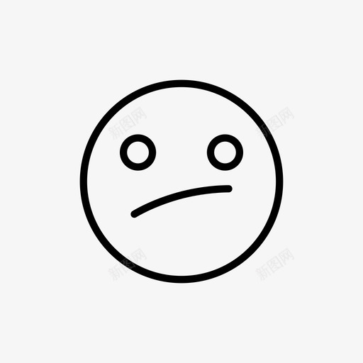 悲伤的表情沮丧失望图标svg_新图网 https://ixintu.com 失望 悲伤的表情 概述的表情 沮丧 表情