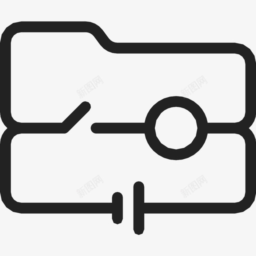 文件夹电子科学图标svg_新图网 https://ixintu.com 文件夹 电子 科学