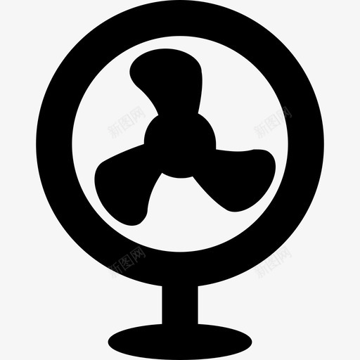 风扇充电风扇电风扇图标svg_新图网 https://ixintu.com web和ui图标 充电风扇 基座风扇 桌上风扇 电风扇 风扇