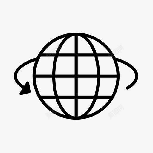环游世界环球旅行图标svg_新图网 https://ixintu.com 旅行 环游世界 环球