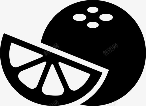 橘子柑橘橙汁图标svg_新图网 https://ixintu.com 柑橘 橘子 橙汁 食物