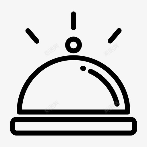 接待铃酒店信息图标svg_新图网 https://ixintu.com 信息 接待铃 酒店 铃