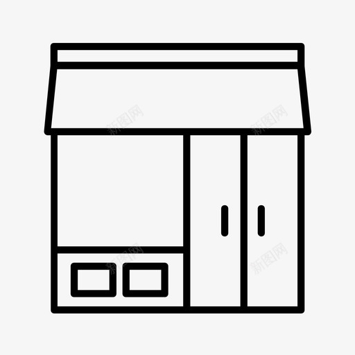 商店精品店百货公司图标svg_新图网 https://ixintu.com 商店 百货公司 精品店 购物中心