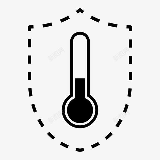 防冻剂舒适保护图标svg_新图网 https://ixintu.com 保护 制造 恒温器 温度 温度计 舒适 防冻剂