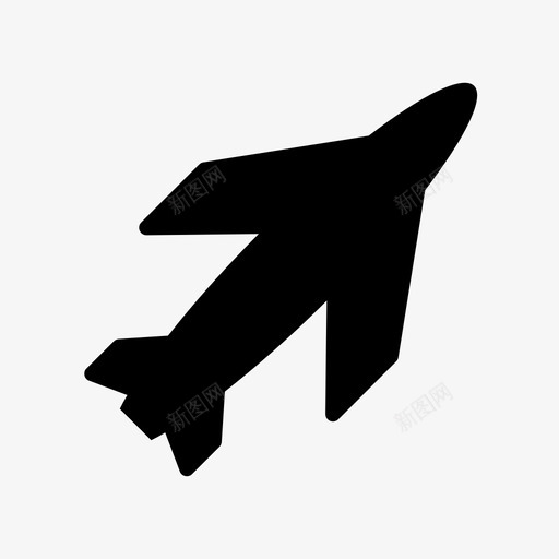 喷气式飞机轮船运输图标svg_新图网 https://ixintu.com 喷气式飞机轮船运输
