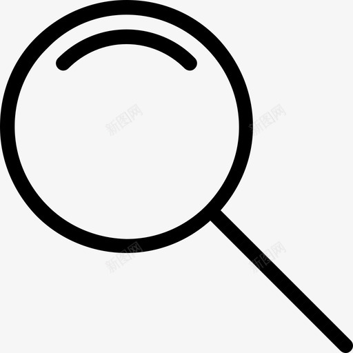 放大镜搜索工具搜索引擎优化和营销图标svg_新图网 https://ixintu.com 搜索工具 搜索引擎优化和营销 放大镜