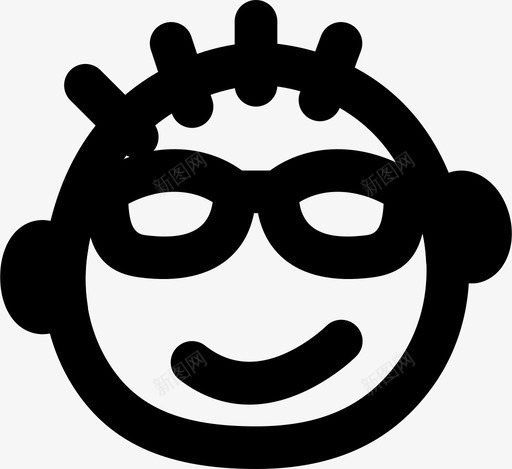 自鸣得意表情脸图标svg_新图网 https://ixintu.com 漂亮图标 脸 自鸣得意 表情 表情md大纲