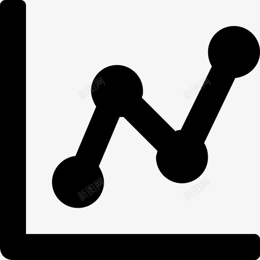 折线图分析图表图标svg_新图网 https://ixintu.com web和ui图标 分析 图表 折线图 统计信息