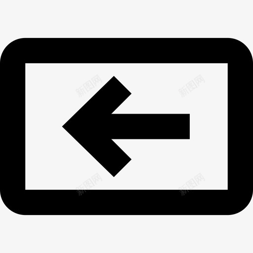 左箭头方向箭头左方向图标svg_新图网 https://ixintu.com 导航 左方向 左箭头 方向箭头 线要素图标集 路标