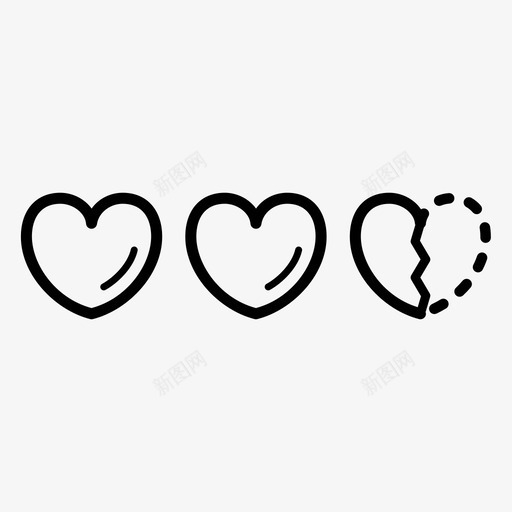 失去健康心脏生命图标svg_新图网 https://ixintu.com 失去健康 心脏 生命 电子游戏