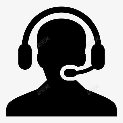 客户服务呼叫中心帮助热线图标svg_新图网 https://ixintu.com 人员 呼叫中心 客户服务 帮助热线 帮助热线向量图标 支持