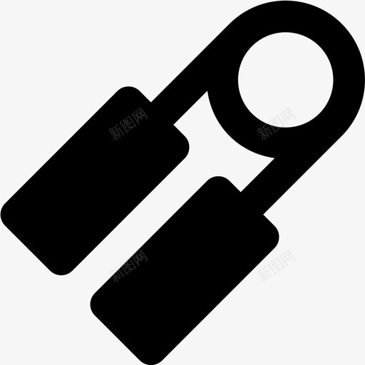 手夹运动健身图标svg_新图网 https://ixintu.com smashicons健身mdsolid 体重 健身 健身房 手夹 训练 运动