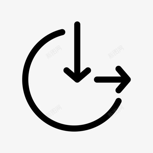 容易接近箭头圆圈图标svg_新图网 https://ixintu.com 圆圈 容易接近 方向 箭头