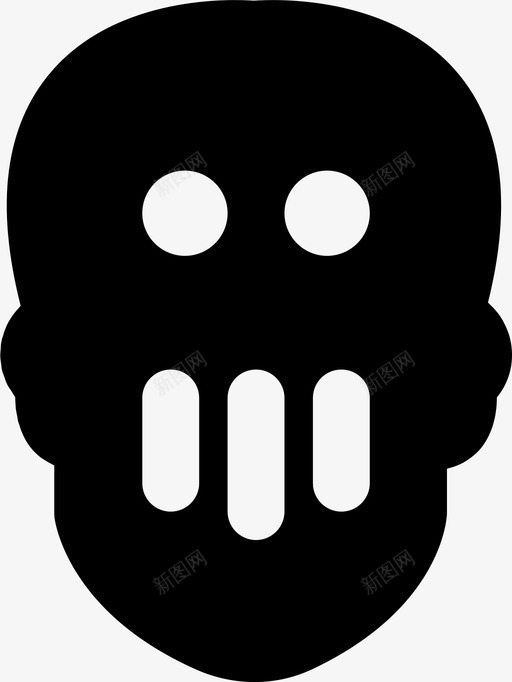 骷髅健康医疗图标svg_新图网 https://ixintu.com 健康 医疗 史密森医学博士固体 骷髅