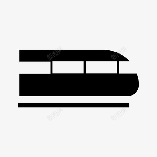 火车地铁tgv图标svg_新图网 https://ixintu.com tgv 交通 地铁 火车