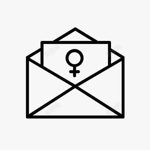 婴儿淋浴女婴请柬图标svg_新图网 https://ixintu.com 信件 女婴 婴儿淋浴 聚会 请柬