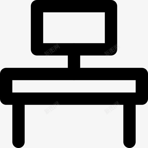办公桌物品家具图标svg_新图网 https://ixintu.com smashicons家庭md概述 办公桌 家具 家居 物品