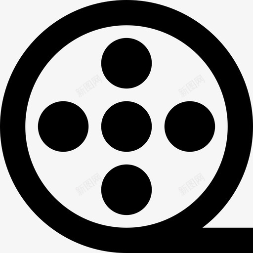 胶卷照相机卷图像卷图标svg_新图网 https://ixintu.com 一套线要素图标 卷盒 图像卷 照相机卷 电影卷 胶卷