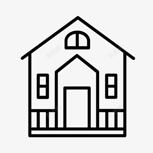 房屋财产不动产图标svg_新图网 https://ixintu.com 不动产 房屋 租金 财产