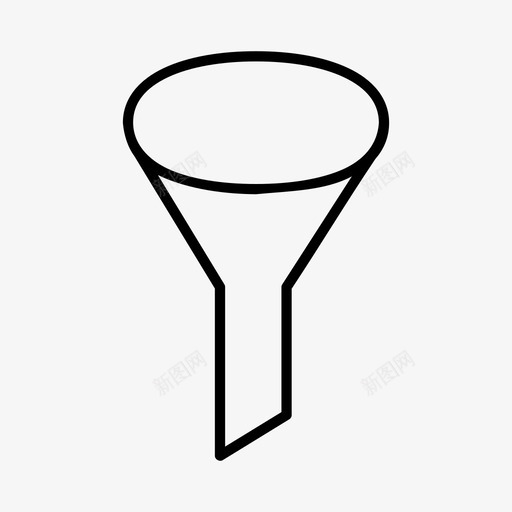 漏斗转换过滤器图标svg_新图网 https://ixintu.com 医药 工具 漏斗 科学 转换 过滤器