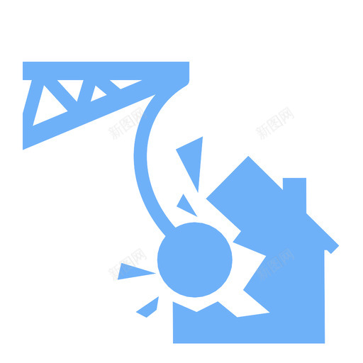 拆房子盖房子拆球图标svg_新图网 https://ixintu.com 拆房子 拆球 盖房子