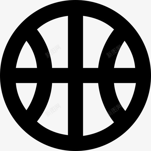 篮球游戏运动图标svg_新图网 https://ixintu.com 游戏 篮球 系列基本图标 运动