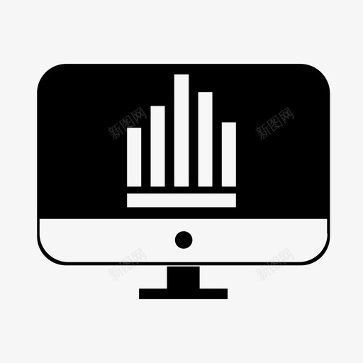 监控业务收益图标svg_新图网 https://ixintu.com 业务 报告 收益 生产力 生产力填充 监控 财务