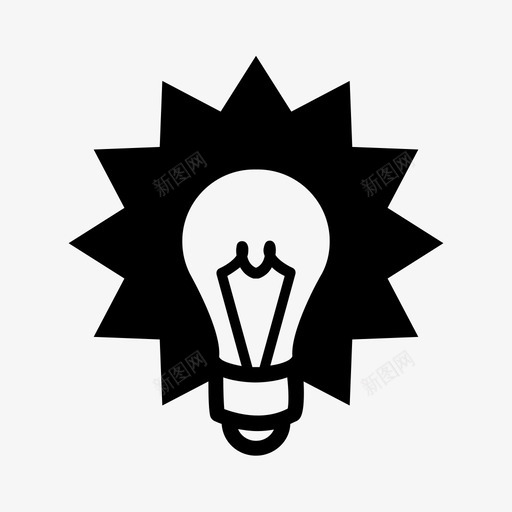 led灯泡电灯泡照明图标svg_新图网 https://ixintu.com led灯 led灯泡 灯 照明 电灯泡