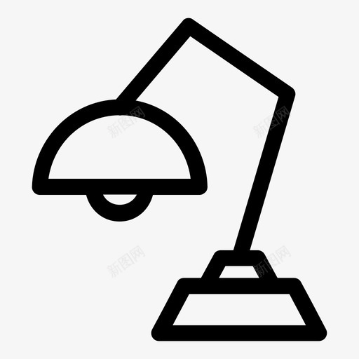 熄灯灯办公室图标svg_新图网 https://ixintu.com 办公室 办公室的一切 工作 文具 灯 熄灯