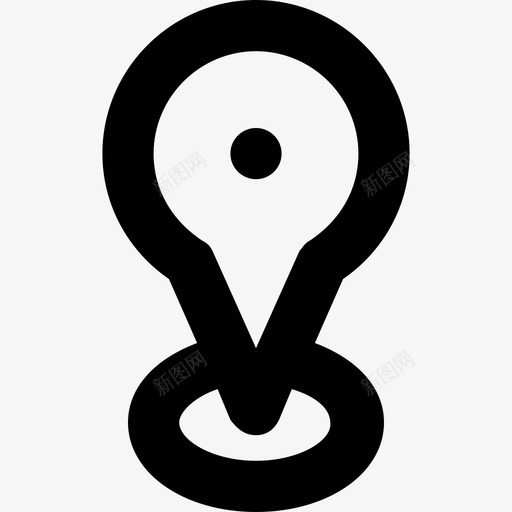 地图图钉gps定位销图标svg_新图网 https://ixintu.com gps 地图图钉 定位指针 定位销 导航 线路要素图标集