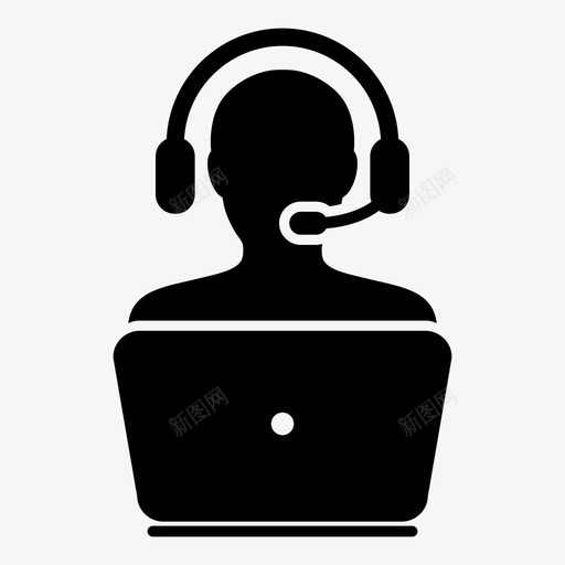 客户服务呼叫中心帮助热线图标svg_新图网 https://ixintu.com 呼叫中心 在线 客户服务 帮助热线 支持 支持向量图标 笔记本电脑