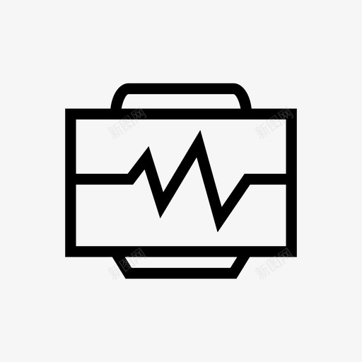 心率监视器跳动心率图标svg_新图网 https://ixintu.com 医疗 屏幕 心率 心率监视器 跳动