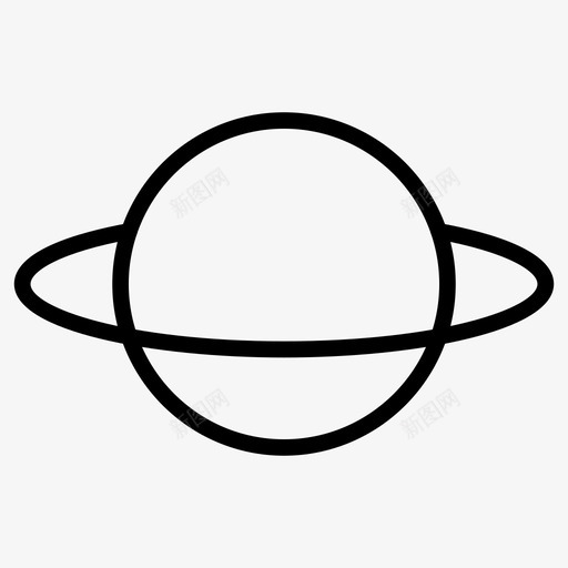 行星土星宇宙图标svg_新图网 https://ixintu.com 土星 宇宙 宇宙图标集 行星