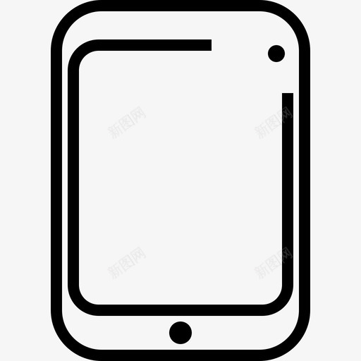 苹果ipad设备屏幕图标svg_新图网 https://ixintu.com 屏幕 平板电脑 美味的苹果设备平滑 苹果ipad 设备