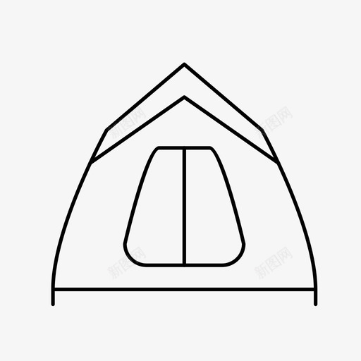 帐篷露营地野营图标svg_新图网 https://ixintu.com 帐篷 徒步旅行 户外 户外娱乐 野营 露营地