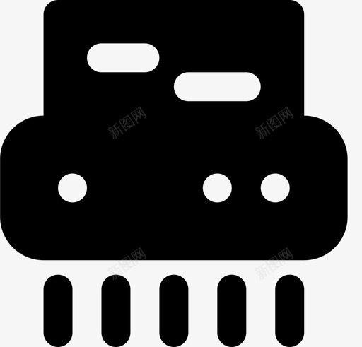 碎纸机保护安全图标svg_新图网 https://ixintu.com smashicons安全mdsolid 保护 安全 碎纸机