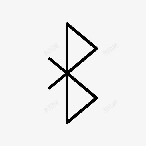 蓝牙连接数据图标svg_新图网 https://ixintu.com 传输 数据 蓝牙 设备 连接
