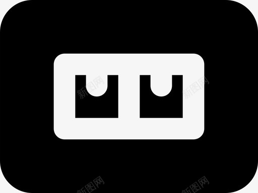 英国双插座建筑工具图标svg_新图网 https://ixintu.com smashicons建筑mdsolid 工具 建筑 英国双插座