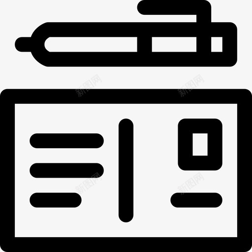 贺卡信件留言图标svg_新图网 https://ixintu.com 信件 写作 文书工作 旅行 留言 贺卡 钢笔