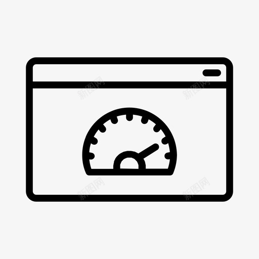 页面速度性能搜索引擎优化图标svg_新图网 https://ixintu.com 性能 搜索引擎优化 网站 页面速度