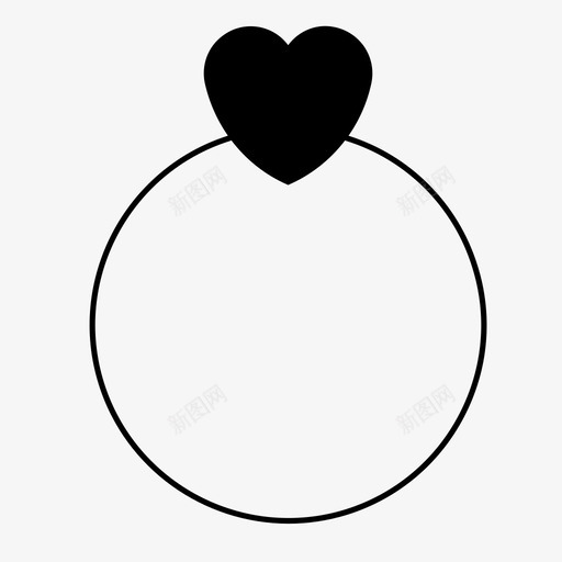 订婚戒指爱情婚姻图标svg_新图网 https://ixintu.com 婚姻 情人节 浪漫 激情 爱情 订婚戒指