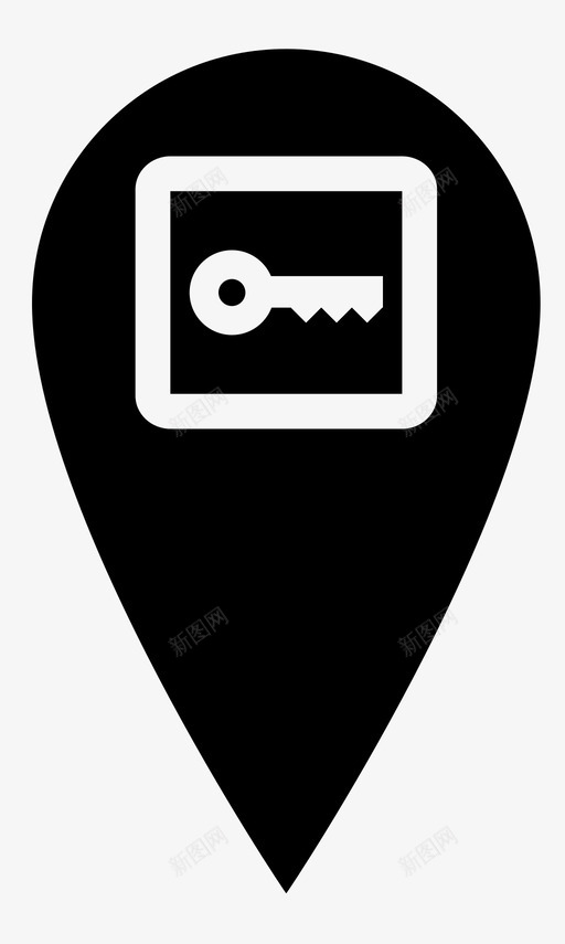 协同签名位置机场托运人图标svg_新图网 https://ixintu.com 协同签名位置 托运人 旅行 机场 概念位置 钥匙 锁