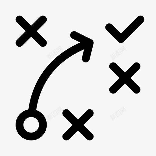 策略商业策略游戏策略图标svg_新图网 https://ixintu.com 体育策略 商业策略 游戏策略 策略 纯线路 营销策略