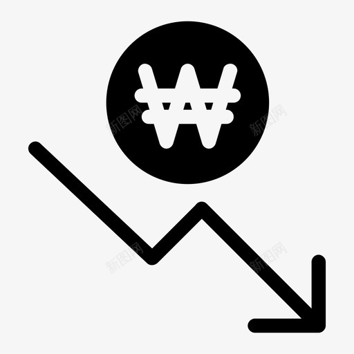 损失业务损失成本图标svg_新图网 https://ixintu.com 业务损失 成本 损失 损失表 财务损失