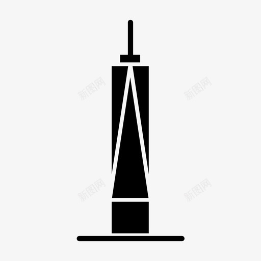 世界贸易中心世贸中心大厦图标svg_新图网 https://ixintu.com 世界贸易中心 世贸中心 塔楼摩天大楼 大厦 纽约 美国