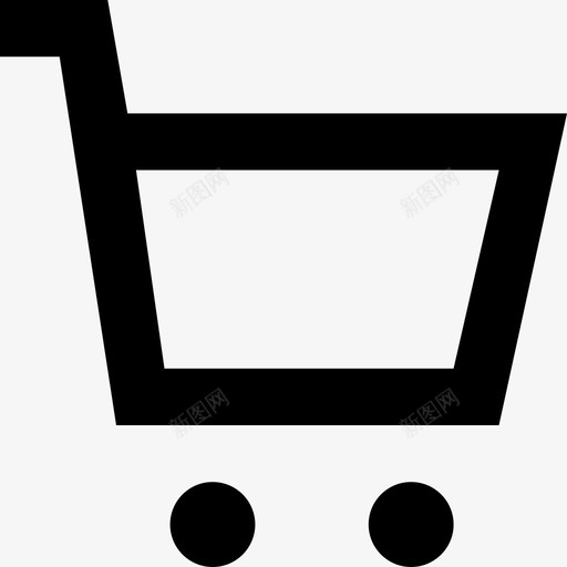 购物车电子商务网上购物图标svg_新图网 https://ixintu.com 一套线要素图标 电子商务 网上购物 购物车